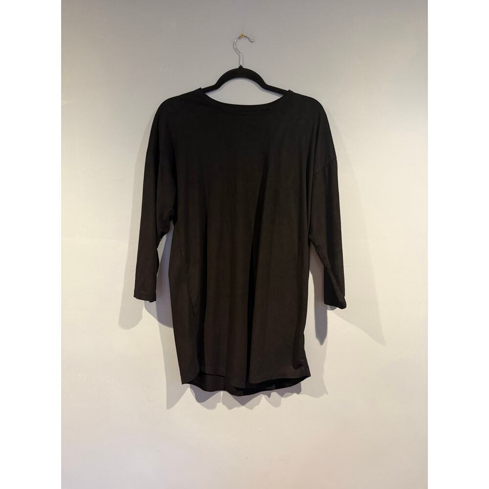 Classic Black Men's 3/4 Sleeve Shirt